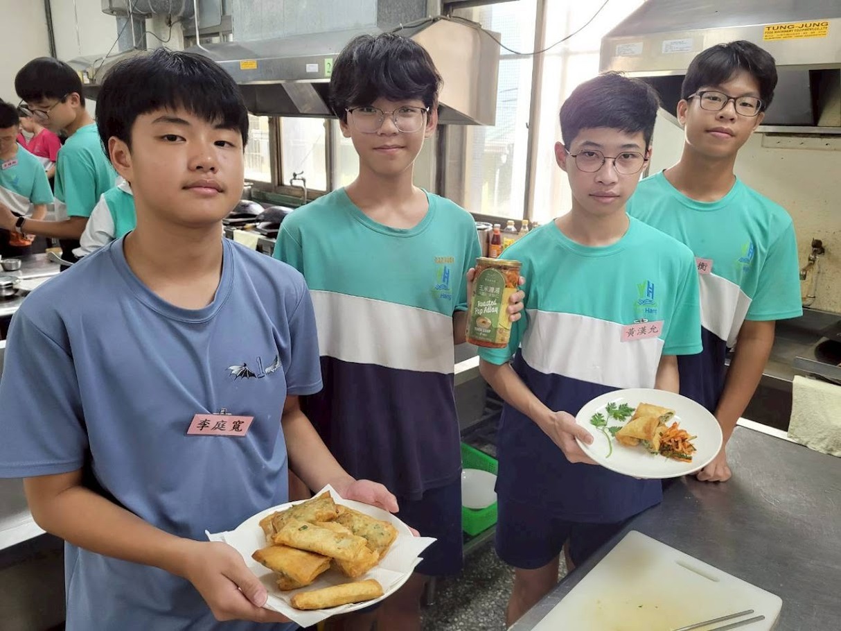 鹽行國中 港式酥炸春捲